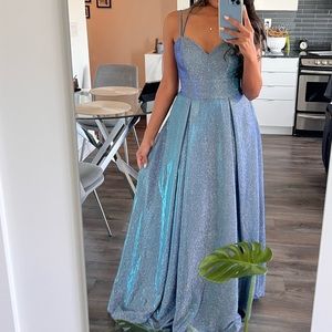 Brand: Dancing Queen Size: Medium Colour: Blue with tones of blue